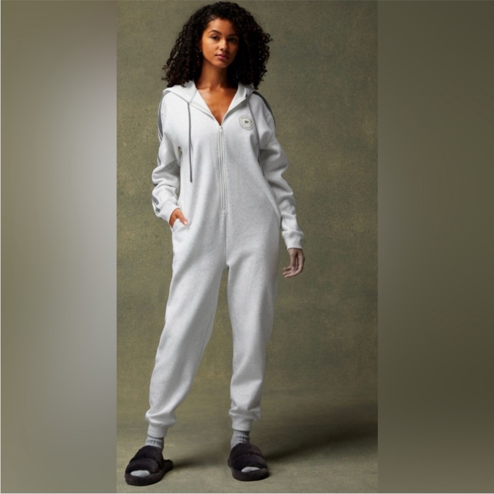 Fabletics Light Gray Jumpsuit - image 1